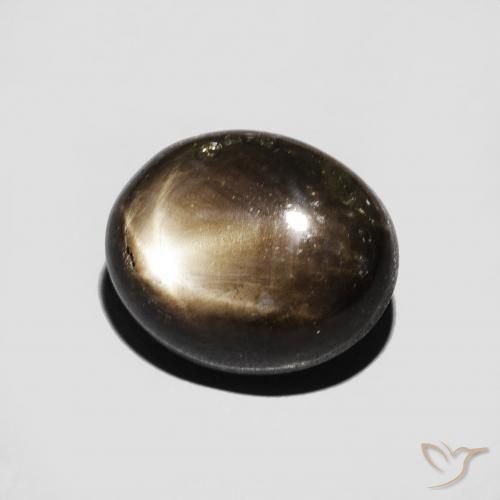 5.09克拉天然星光蓝宝石，椭圆形，不透明