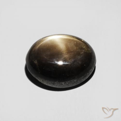 5.09克拉天然星光蓝宝石，椭圆形，不透明
