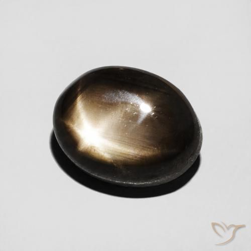 3.50克拉天然星光蓝宝石，椭圆形，不透明