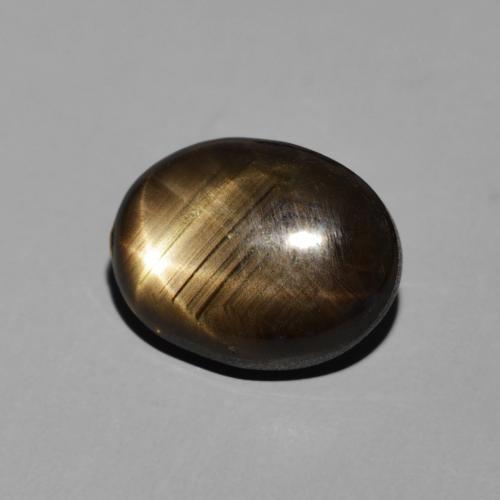 4.00克拉天然星光蓝宝石，椭圆形，不透明
