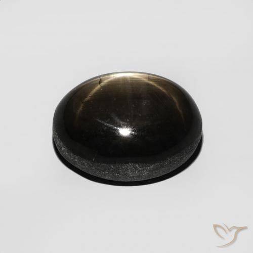 5.13克拉天然星光蓝宝石，椭圆形，不透明