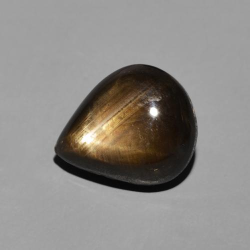 3.95克拉天然星光蓝宝石，梨形，不透明
