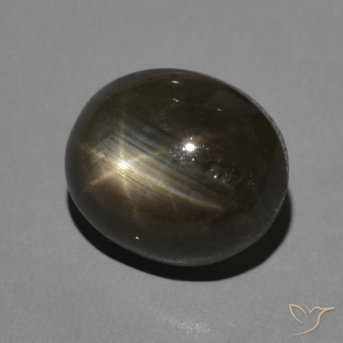 3.95克拉天然星光蓝宝石，椭圆形，不透明