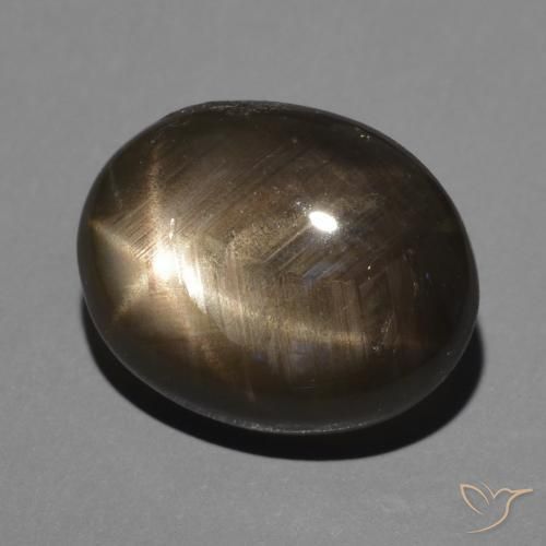 3.70克拉天然星光蓝宝石，椭圆形，不透明