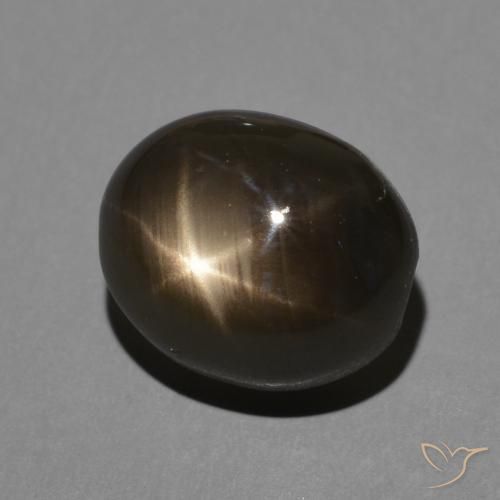 4.27克拉天然星光蓝宝石，椭圆形，不透明