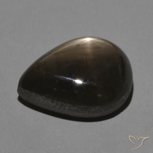 4.54克拉天然星光蓝宝石，梨形，不透明