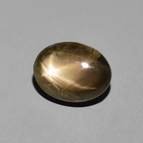 4.38克拉天然星光蓝宝石，椭圆形，不透明