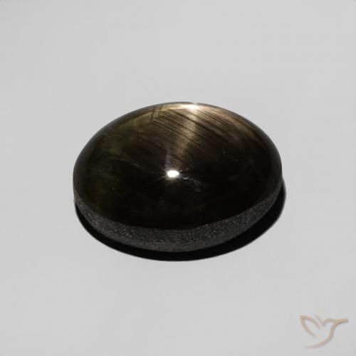 3.76克拉天然星光蓝宝石，椭圆形，不透明