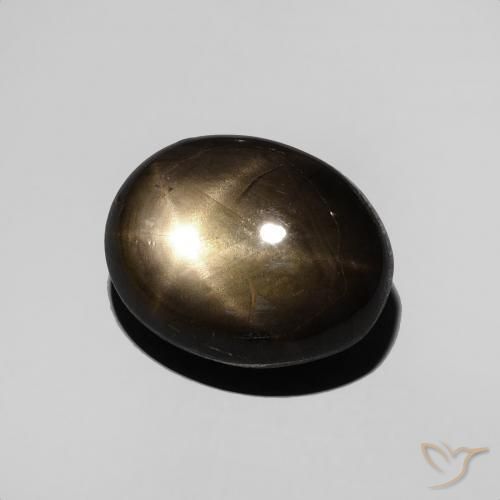 3.95克拉天然星光蓝宝石，椭圆形，不透明