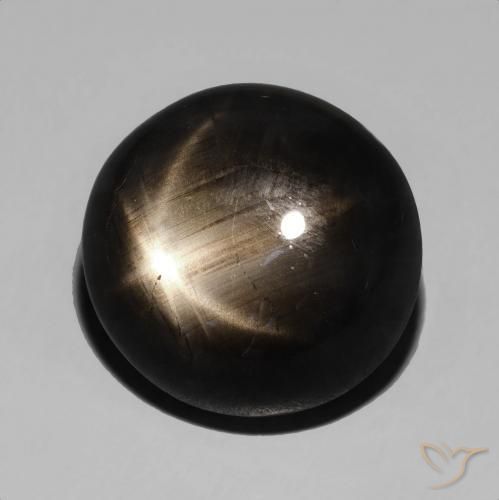15.48克拉天然星光蓝宝石，椭圆形，不透明