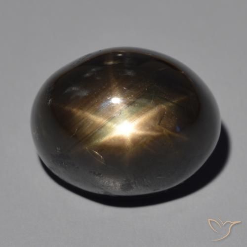 20.93克拉天然星光蓝宝石，椭圆形，不透明