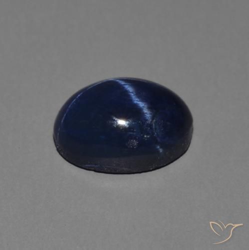 1.56克拉天然星光蓝宝石，椭圆形，不透明