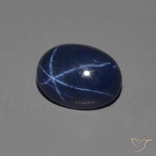 1.40克拉天然星光蓝宝石，椭圆形，不透明