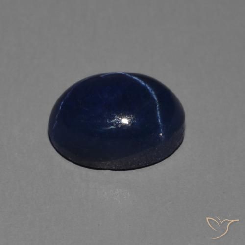 1.65克拉天然星光蓝宝石，椭圆形，不透明