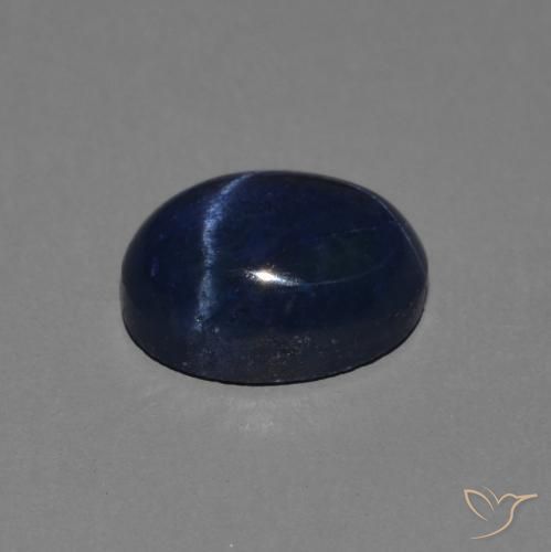 1.46克拉天然星光蓝宝石，椭圆形，不透明