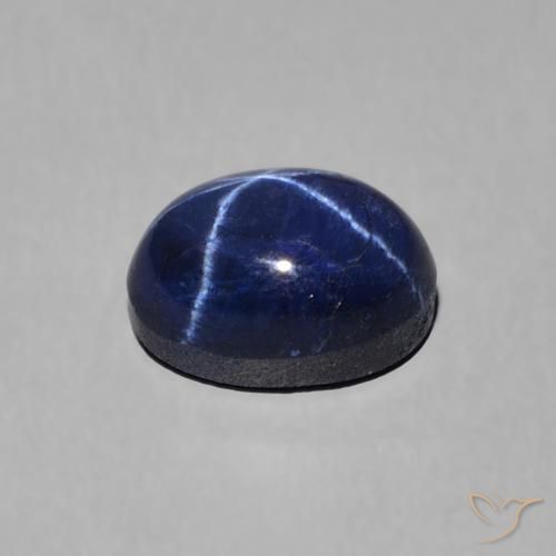 1.80克拉天然星光蓝宝石，椭圆形，不透明