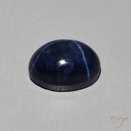 1.68克拉天然星光蓝宝石，椭圆形，不透明