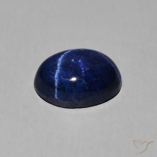 1.95克拉天然星光蓝宝石，椭圆形，不透明