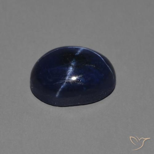 1.49克拉天然星光蓝宝石，椭圆形，不透明