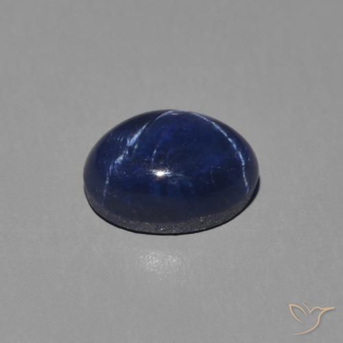 1.47克拉天然星光蓝宝石，椭圆形，不透明