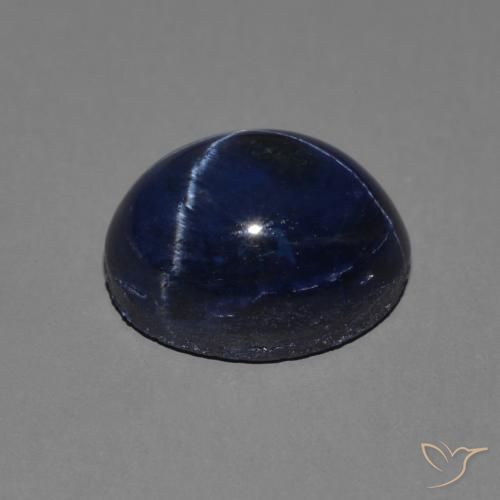 3.60克拉天然星光蓝宝石，椭圆形，不透明
