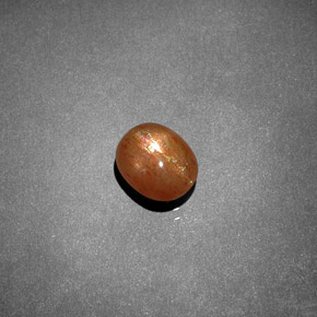 1.19克拉天然星日光石，椭圆形切割，不透明