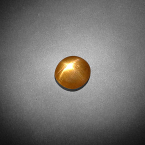 0.85克拉天然星日光石，椭圆形切割，不透明