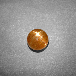 1.30克拉天然星日光石，椭圆形切割，不透明