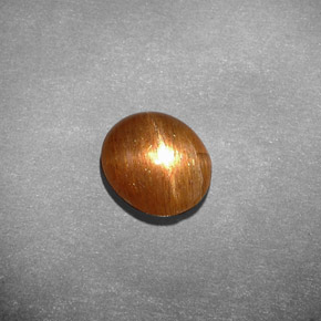 1.55克拉天然星日光石，椭圆形切割，不透明