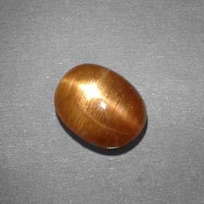 1.34克拉天然星日光石，椭圆形切割，IF