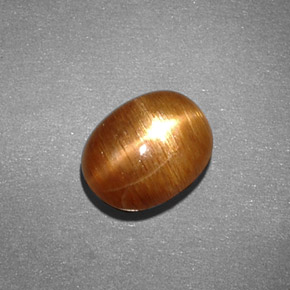 1.34克拉天然星日光石，椭圆形切割，IF