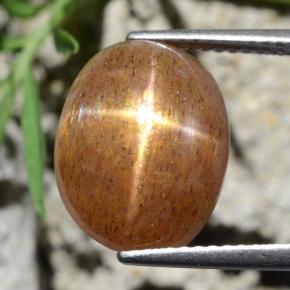 8.39克拉天然星日光石，椭圆形切割，不透明