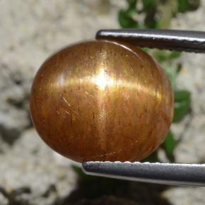 8.30克拉天然星日光石，椭圆形切割，不透明