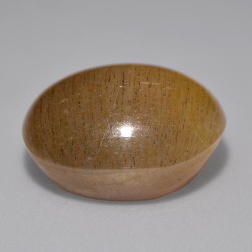 12.02克拉天然星日光石，椭圆形切割，不透明