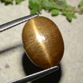 7.67克拉天然星日光石，椭圆形切割，不透明