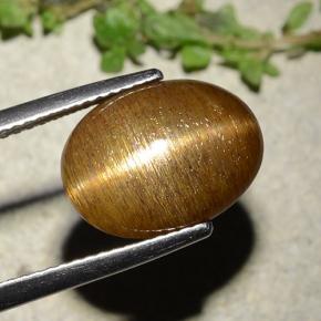 7.67克拉天然星日光石，椭圆形切割，不透明