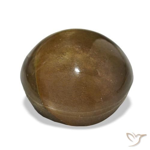 11.00克拉天然星日光石，椭圆形切割，不透明