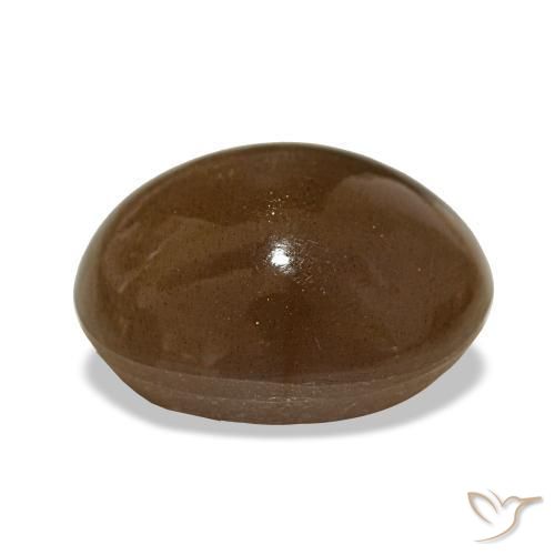 15.77克拉天然星日光石，椭圆形切割，不透明