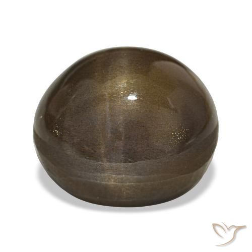 21.88克拉天然星日光石，椭圆形切割，不透明