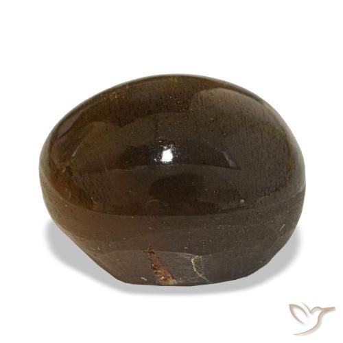 18.10克拉天然星日光石，椭圆形切割，不透明