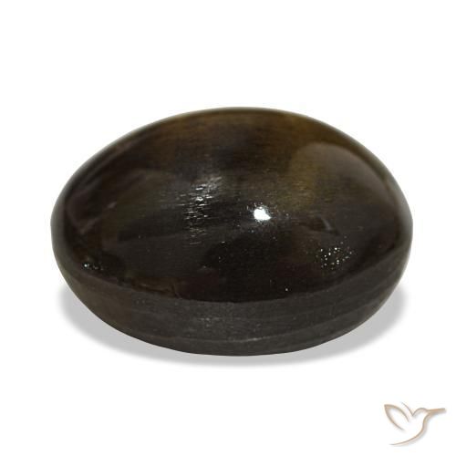 17.63克拉天然星日光石，椭圆形切割，不透明