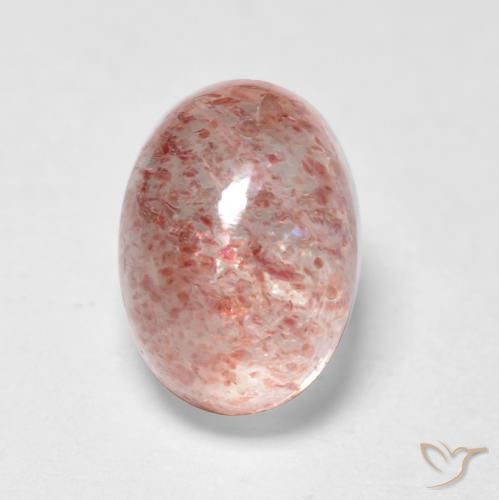 1.15ct 天然 中粉红色 草莓石英, 椭圆形, 透明