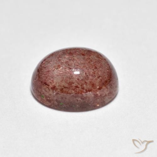 2.35克拉天然草莓石英，椭圆形，透明