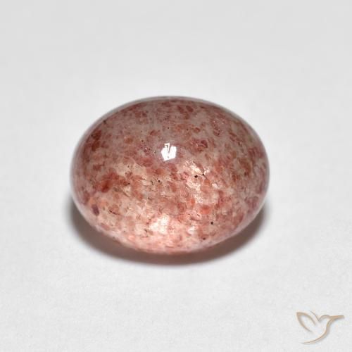 2.69ct 天然 浅粉色 草莓石英, 椭圆形, 透明