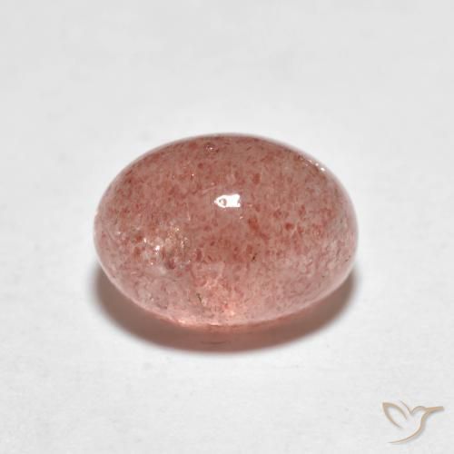 2.51ct 天然 瓢虫红 草莓石英, 椭圆形, 半透明