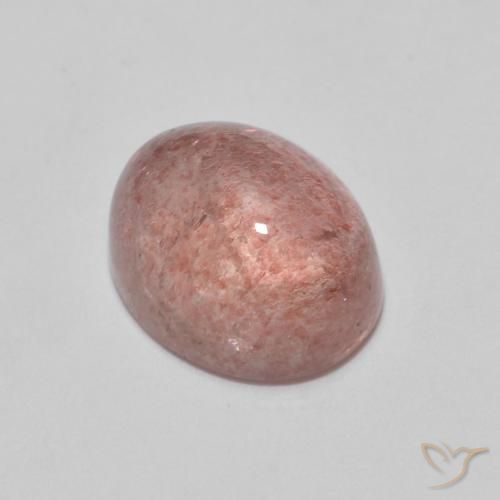 2.64ct 天然 红粉色 草莓石英, 椭圆形, 透明