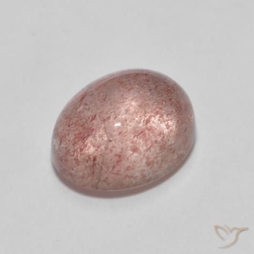 2.55ct 天然 玫瑰粉色 草莓石英, 椭圆形, 透明