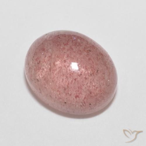 2.77ct 天然 玫瑰粉色 草莓石英, 椭圆形, 透明