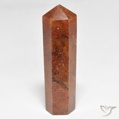 34.09ct 天然 红橙色 草莓石英, 花式切割, 不透明
