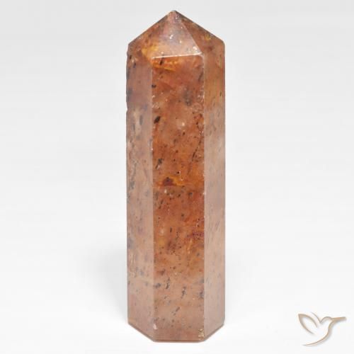50.65ct 天然 中橙 草莓石英, 花式切割, 不透明